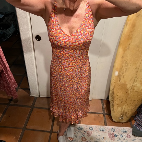 DVF Silk French Girl Dress Tre Femme - Picture 3 of 14